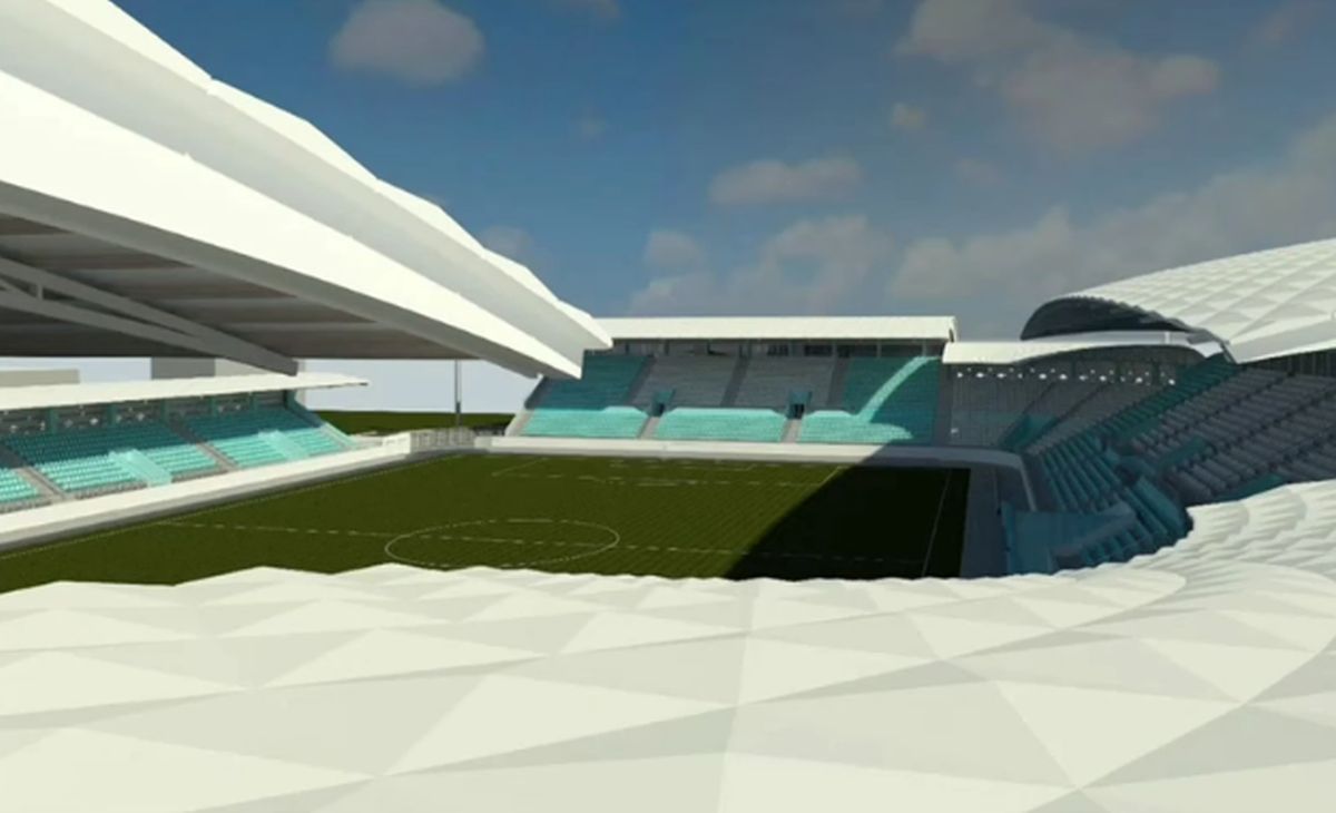 Stadion nou Botoșani - schiță