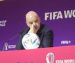 Conferință de peste o oră a lui Gianni Infantino la Doha: „Am simțit discriminarea când eram copil! Astăzi mă simt qatarez, arab, african, gay”