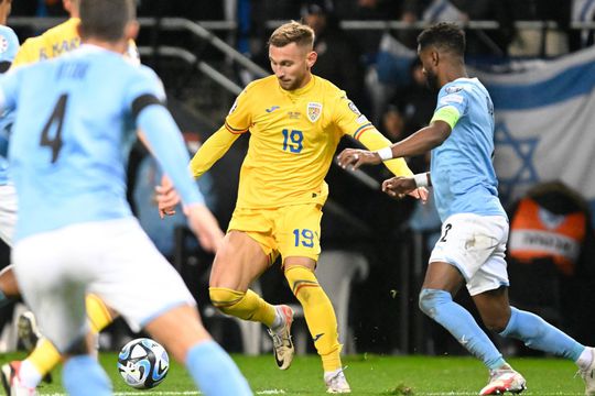 Denis Drăguș în Israel - România 0-2 (foto: Raed Krishan/GSP)