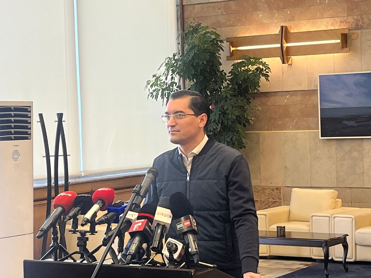 Staff-ul României a revenit în țară după calificarea la EURO 2024 » Burleanu a ieșit primul din avion și a susținut o conferință de presă