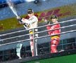 Max Verstappen și Sergio Perez pe podium la Las Vegas Foto Imago