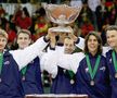 Juan Carlos Ferrero, Tommy Robredo, căpitanul nejucător Jordi Arrese, Rafael Nadal și Carlos Moya, la triumful Spaniei din 2004 / Sursă foto: Guliver/Getty Images