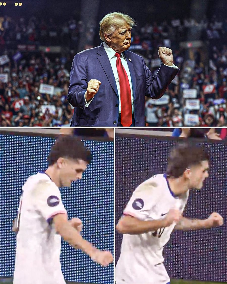 Dansul lui Donald Trump a ajuns și în fotbal » A marcat și a celebrat precum noul președinte al Statelor Unite