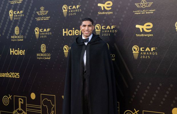 Achraf Hakimi i-a detronat pe Salah și Osimhen și a fost desemnat cel mai bun jucător african