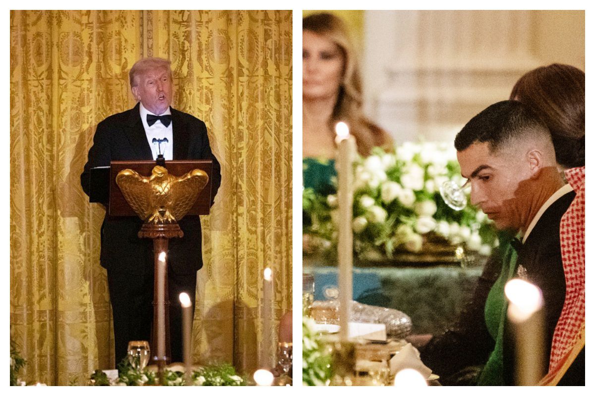 Cristiano Ronaldo, alături de bogații lumii la cina organizată de Casa Albă » Ce a vrut Donald Trump să-i transmită