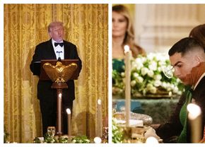 Cristiano Ronaldo, lângă „lideri mondiali” la cina organizată de Casa Albă » Donald Trump l-a menționat: „Știți, e un mare fan!”