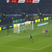 Golul lui Scott McTominay din Scoția - Danemarca / sursă foto: captură Scotland National Team