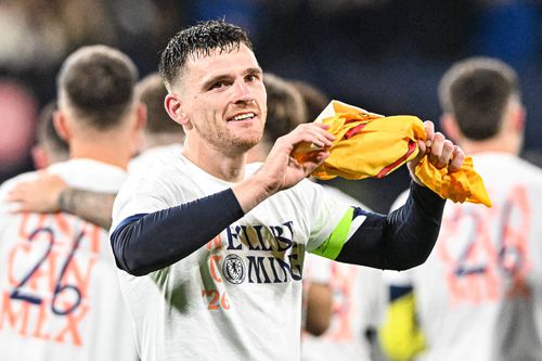 Andrew Robertson după meciul Scoția - Danemarca / Imago Images