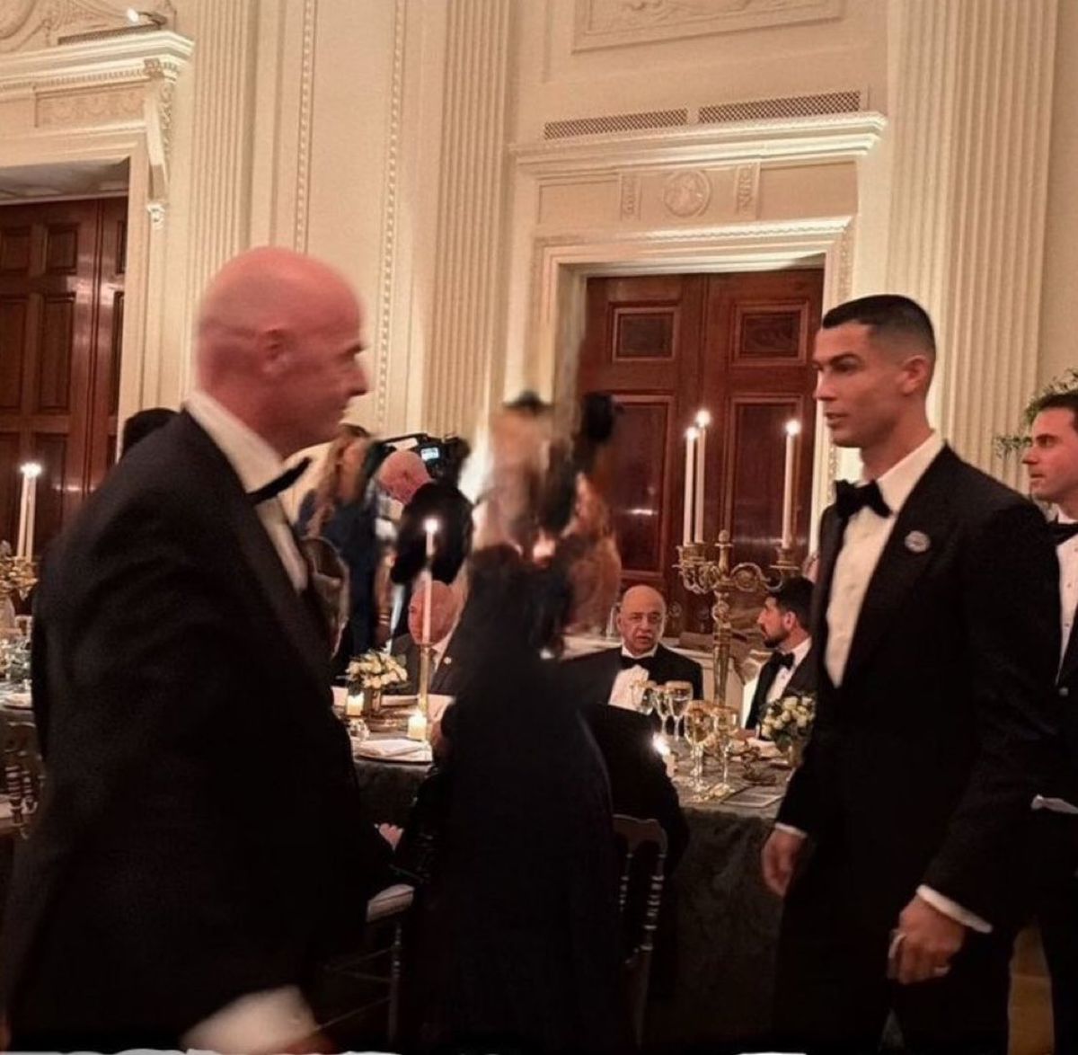 Cristiano Ronaldo, alături de bogații lumii la cina organizată de Casa Albă » Ce a vrut Donald Trump să-i transmită