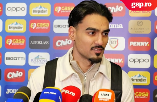 Ștefan Baiaram, la declarații, după România - San Marino