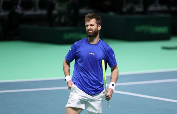 Gafa incredibilă a lui Corentin Moutet în înfrângerea surprinzătoare a Franței din Cupa Davis: „Mă simt ca un clovn”