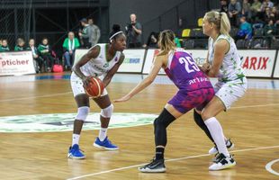 Sepsi SIC a pierdut prima manșă a turului I din play-off-ul EuroCup Women