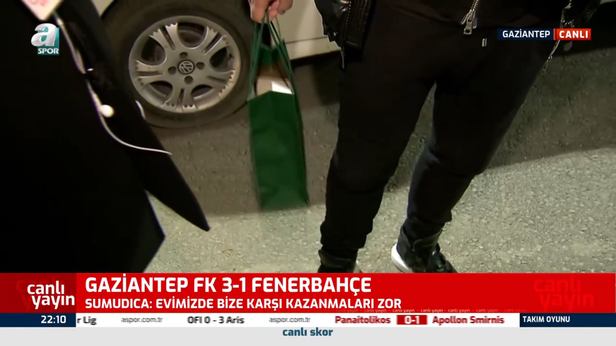 Gaziantep - Fenerbahce 19.12.2020, FOTO: Twitter @GaziantepFK