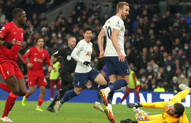 Alisson, ce eroare! Liverpool, „trădată” de portar în remiza spectaculoasă cu Tottenham