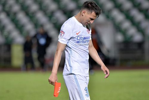 Risto Radunovic nu va evolua în derby-ul cu CFR Cluj din 2022 / foto: Gazeta Sporturilor