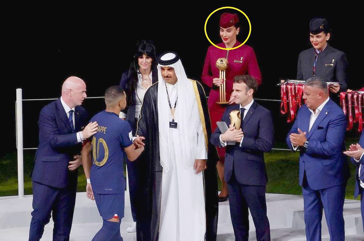 Momentul care nu s-a văzut în direct și i-a avut în prim-plan pe Messi și Mbappe, înainte de a urca pe podium