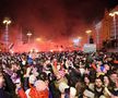 Scene FABULOASE pe străzile din Zagreb » Croații s-au strâns cu zecile de mii pentru a sărbători alături de fotbaliști bronzul de la Mondial: „Josko, accepți oferta?”
