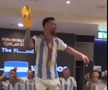 Leo Messi, show în vestiar » A dansat cu trofeul Cupei Mondiale în brațe: „E tot ce îmi lipsea”