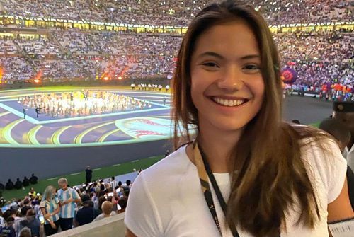 Emma Răducanu, la finala Campionatului Mondial dintre Argentina și Franța/ foto Instagram @Emma Raducanu