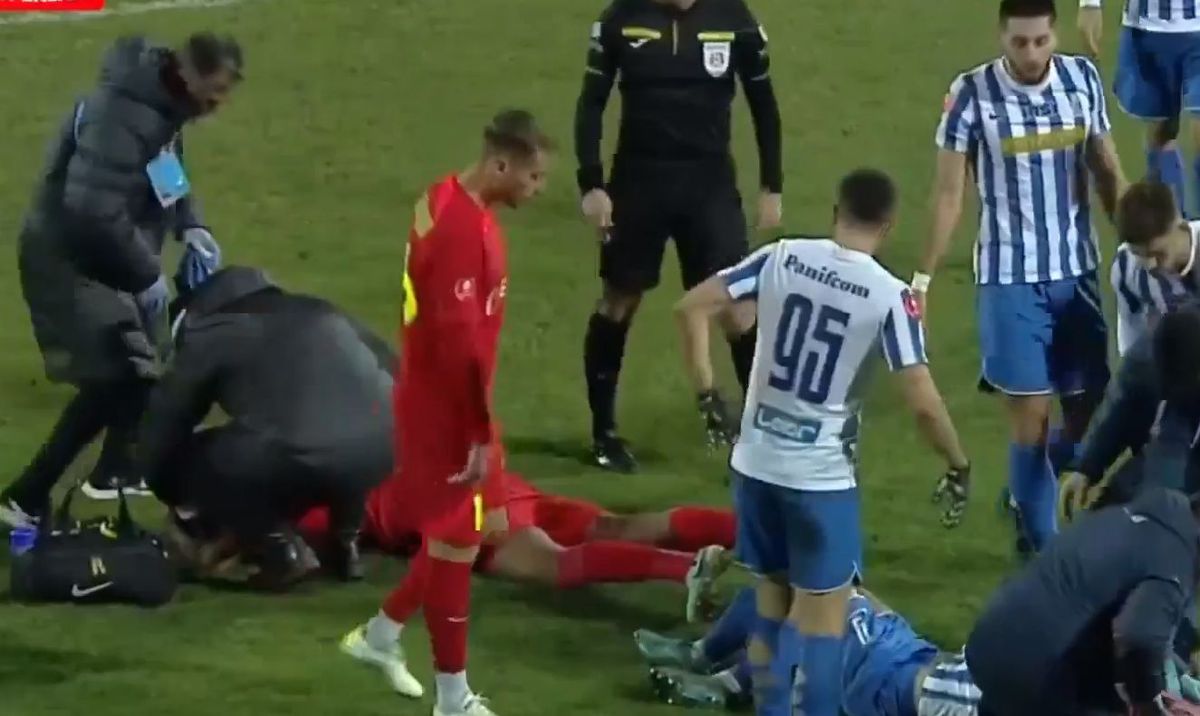 Siyabonga Ngezana, accidentat în Poli Iași - FCSB