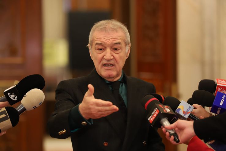 Gigi Becali, prima zi în Parlamentul României. Foto: Dumitru Angelescu