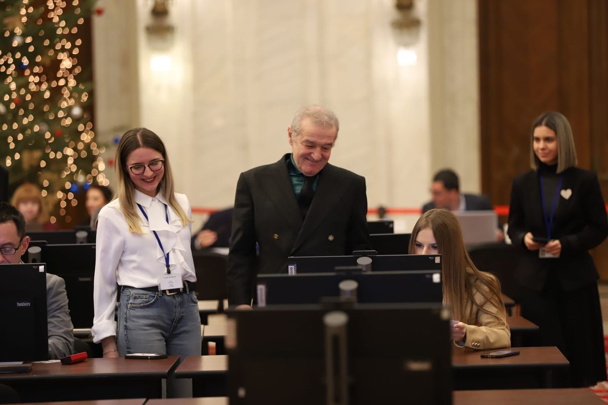 Gigi Becali, prima zi în Parlamentul României