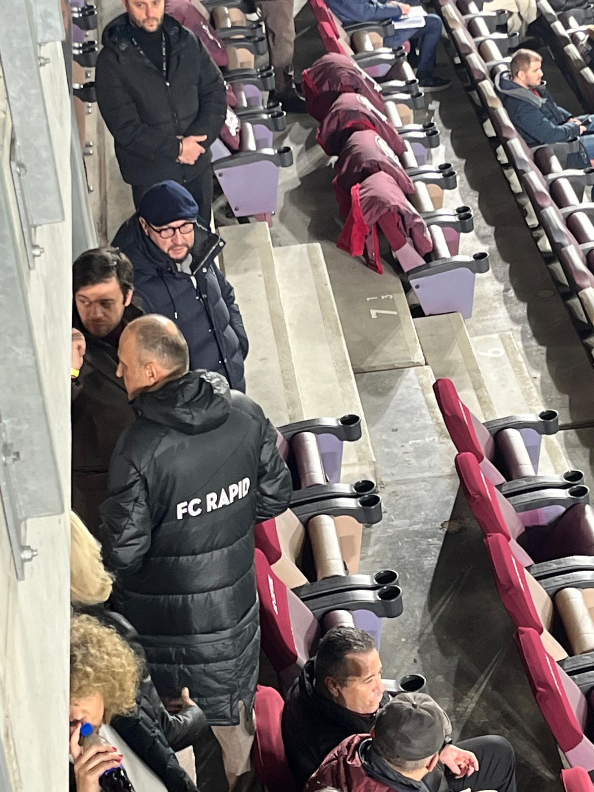 Dan Șucu, prezent la Rapid - CFR Cluj