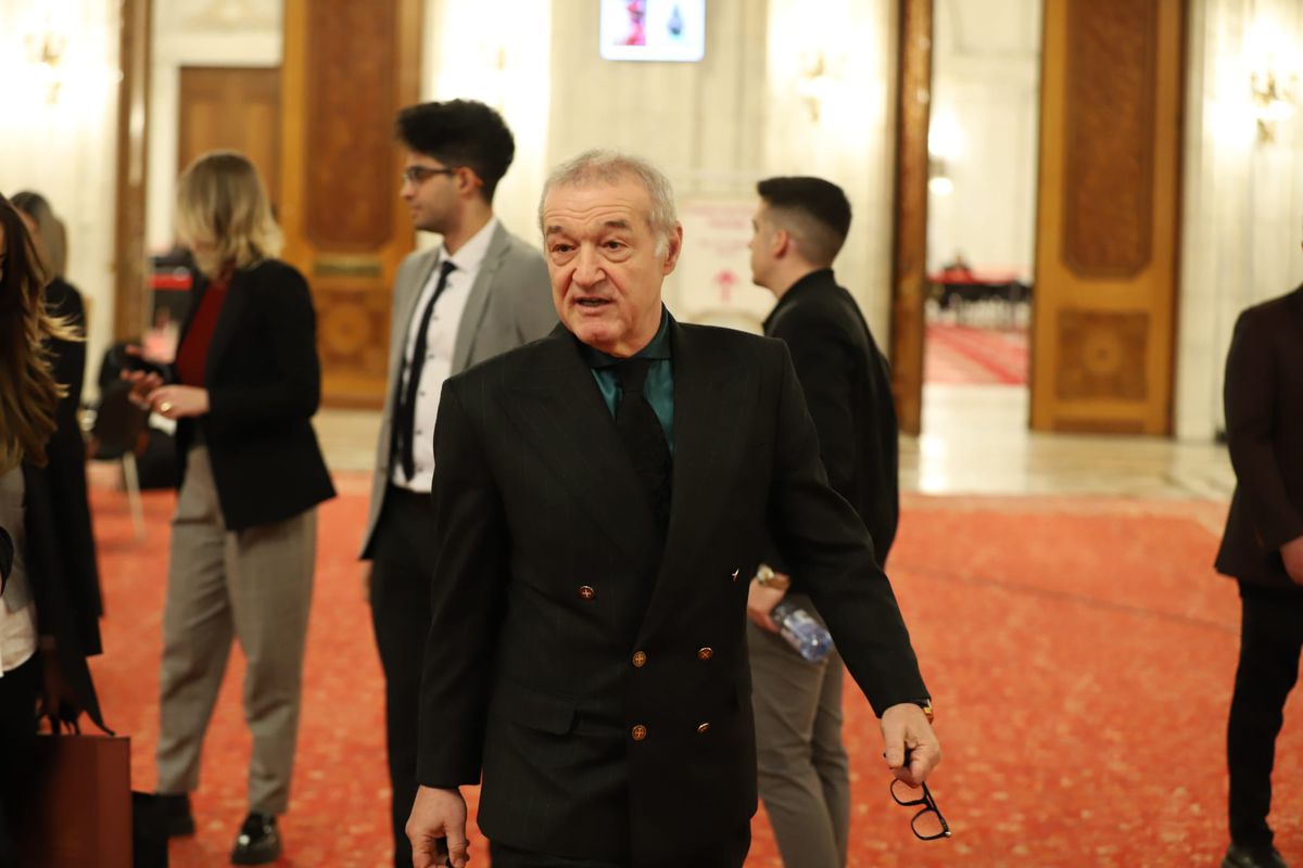 Gigi Becali, prima zi în Parlamentul României