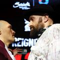 Contact vizual de 11 minute și 20 de secunde între Tyson Fury și Oleksandr Usyk/Foto: Getty Images