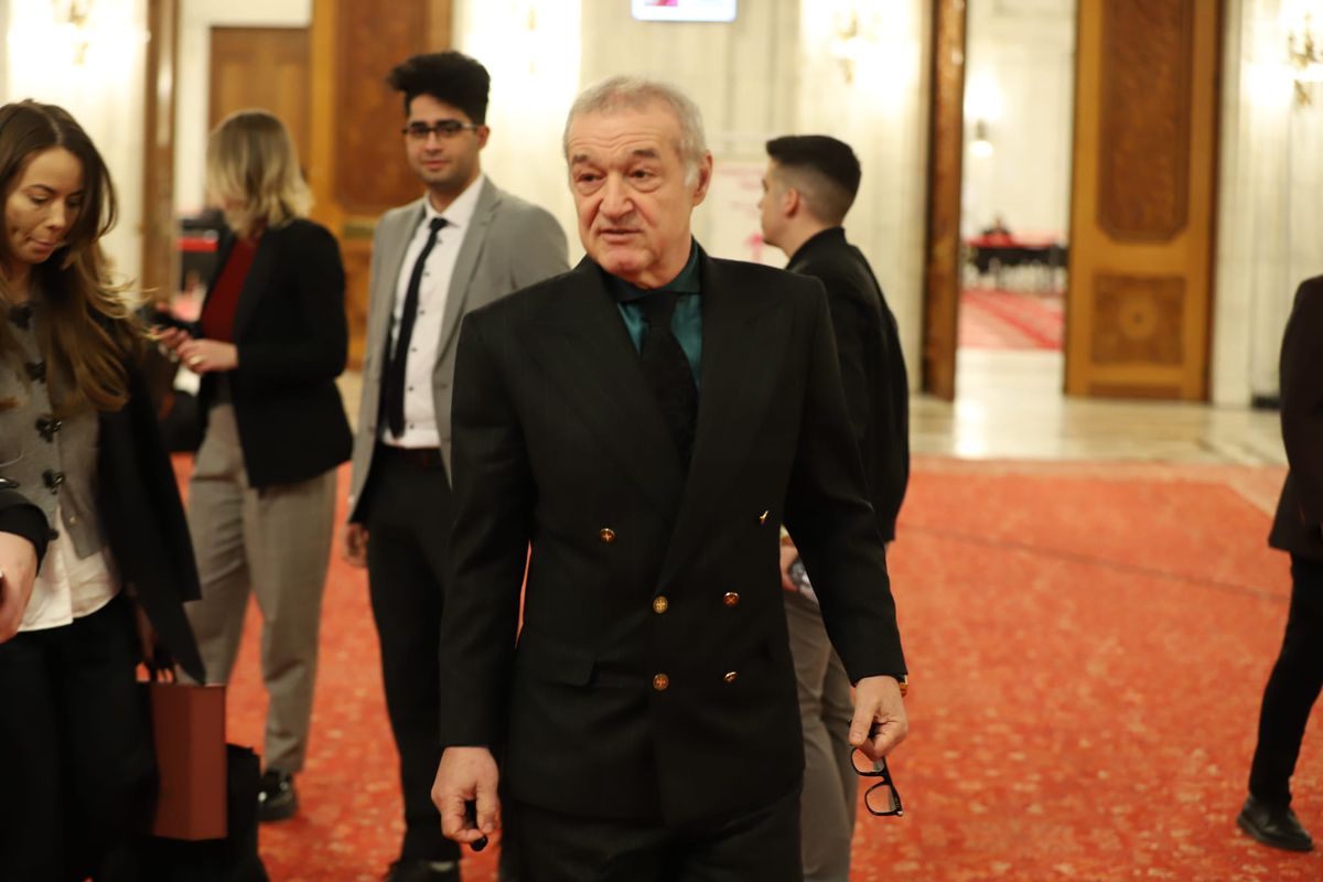 Gigi Becali, prima zi în Parlamentul României