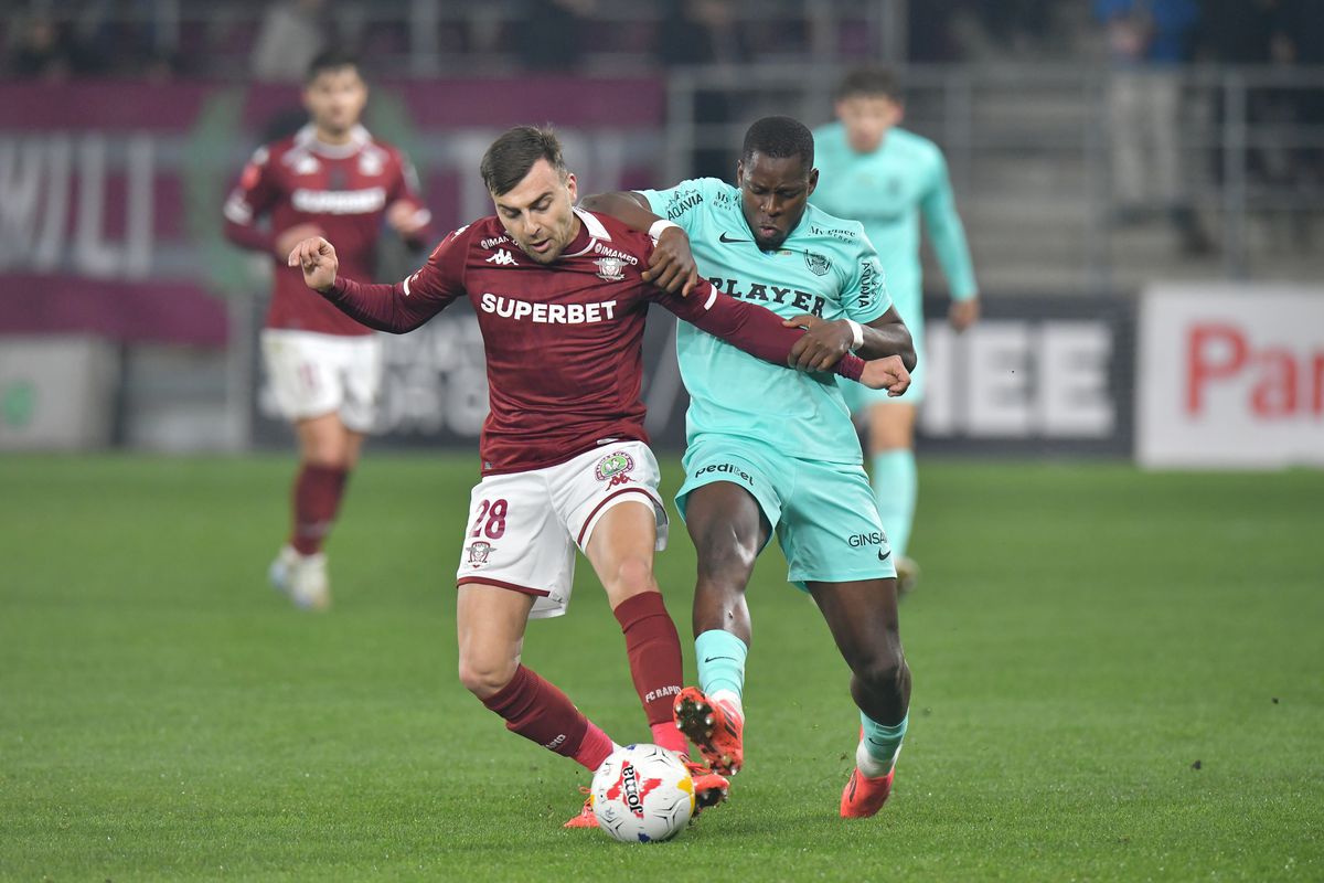 Rapid - CFR Cluj, în Cupa României, poze de meci