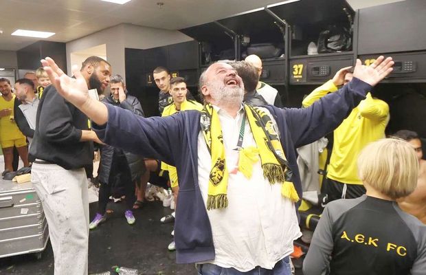 A plonjat în vestiar! » Patronul lui AEK s-a dezlănțuit după victoria cu Craiova