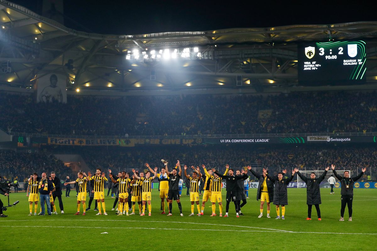 Dramă totală la finalul meciului AEK Atena - Universitatea Craiova