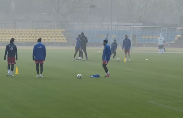 Primul antrenament pe cel mai nou stadion din Superliga: un singur pas până la inaugurare