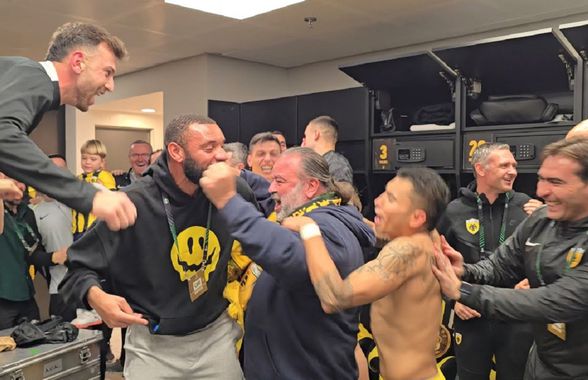 „Patroane, dar vine Crăciunul!” » Finanțatorul lui AEK Atena a făcut spectacol în vestiar și a mărit prima de joc