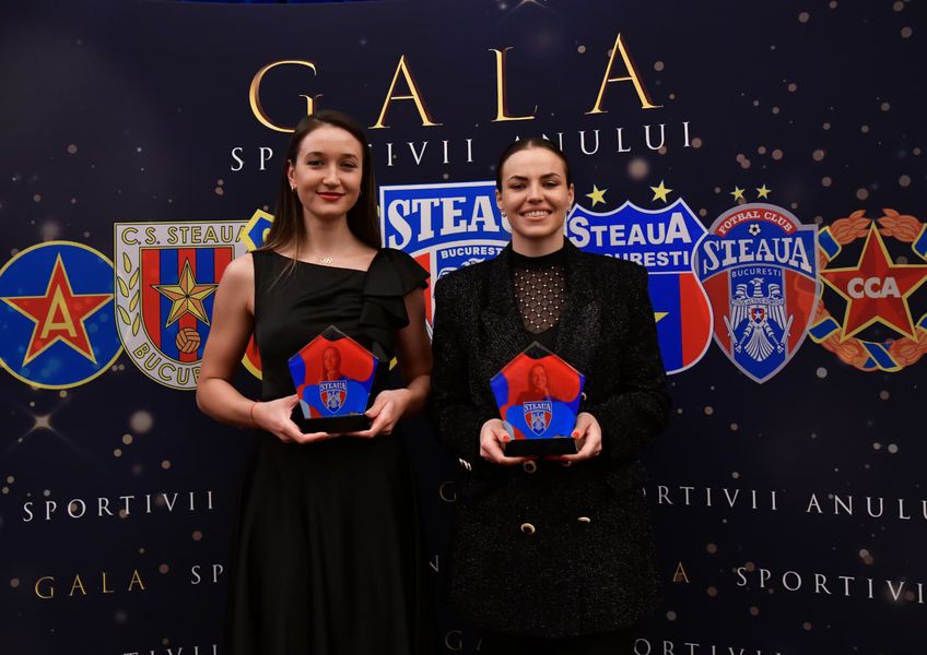 FOTO +VIDEO Canotoarele Simona Radiș și Magdalena Rusu au fost desemnate „Sportivele Anului” de clubul CSA Steaua