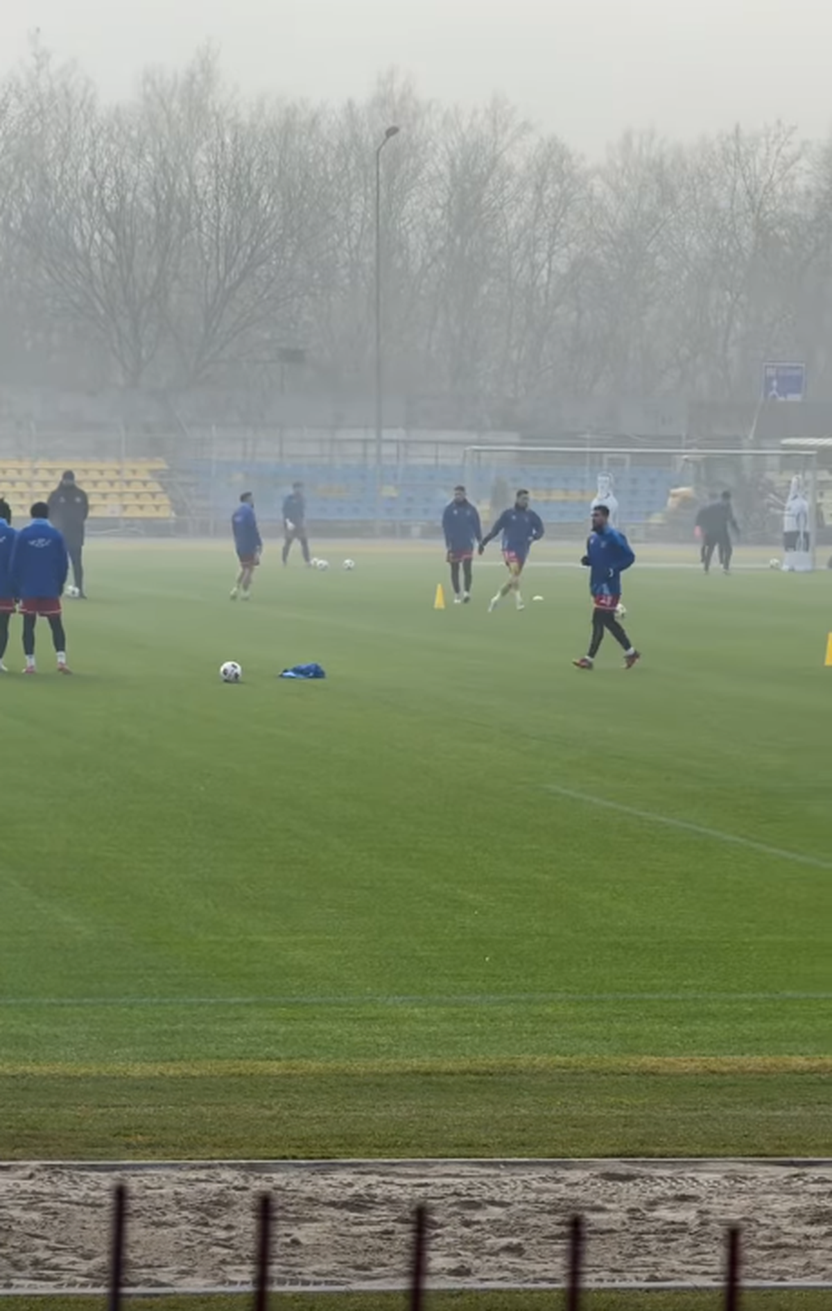 Primul antrenament al Unirii Slobozia pe stadionul „1 Mai”