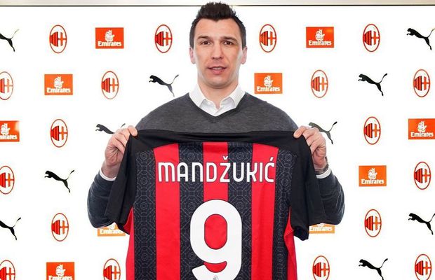 Mario Mandzukic a luat tricoul „blestemat” » Coșmarul numărului 9 la AC Milan