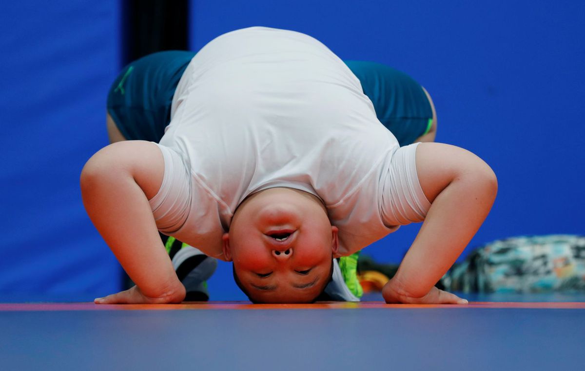 FOTOREPORTAJ Povestea lui Kyuta Kumagai, campionul mondial de sumo la categoria sub 10 ani: cum se împarte viața lui între antrenamente și școală