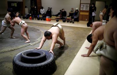 FOTOREPORTAJ Povestea lui Kyuta Kumagai, campionul mondial de sumo la categoria sub 10 ani: cum se împarte viața lui între antrenamente și școală