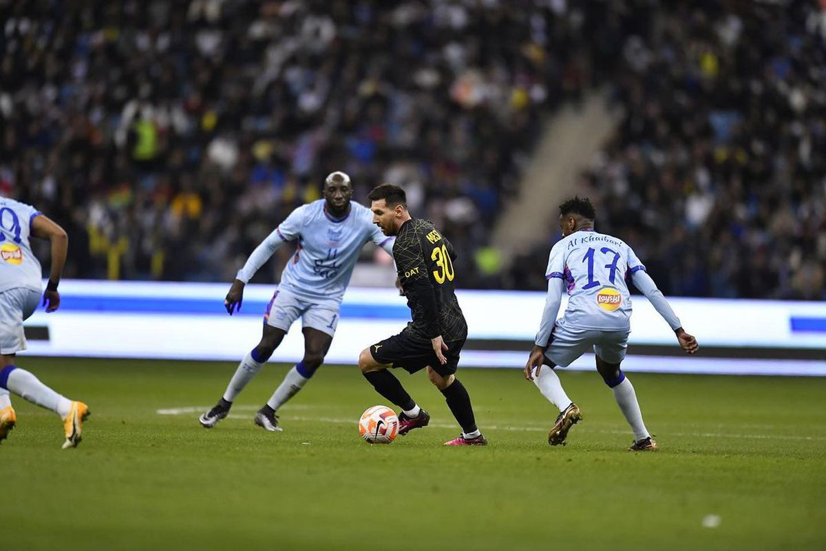 Cristiano Ronaldo și Lionel Messi, după Al Nassr & Al Hilal All Stars - PSG 4-5