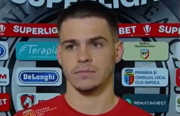 Daniel Paraschiv, la pământ după înfrângerea cu U Cluj: „Cu asemenea lacune...”