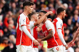 Arsenal, victorie zdrobitoare în Premier League » „Tunarii” n-au avut milă de rivalii din oraș