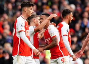 Arsenal, victorie zdrobitoare în Premier League » „Tunarii” n-au avut milă de rivalii din oraș