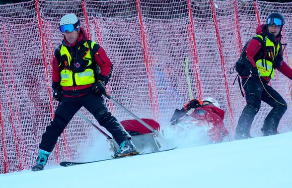 O nouă accidentare gravă la Cupa Mondială de schi alpin » Campioana olimpică, transportată cu elicopterul la spital!