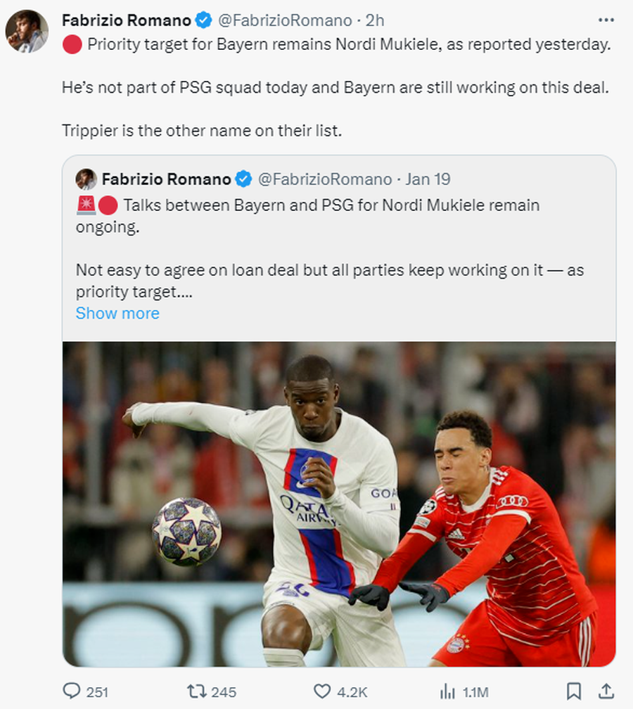 Bayern Munchen negociază pentru aducerea unui fotbalist de la PSG