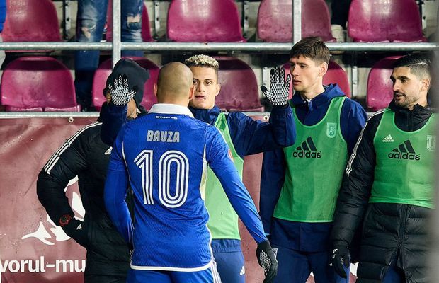 Juan Bauza, conflict cu fanii Rapidului! Colegii l-au îndepărtat cu greu