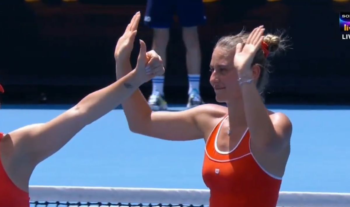 Gabriela Ruse și Marta Kostyuk, ipostaze virale la Australian Open: „Îți mulțumesc, partenero! Hahahah!”
