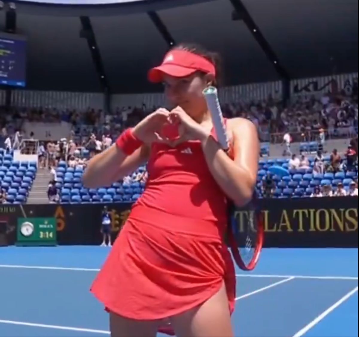 Gabriela Ruse și Marta Kostyuk, ipostaze virale la Australian Open: „Îți mulțumesc, partenero! Hahahah!”