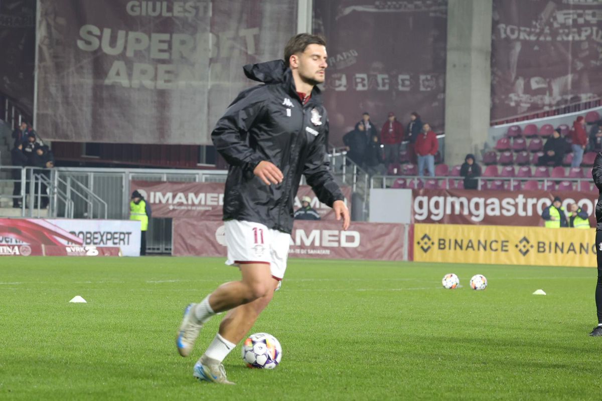 Rapid - Poli Iași 2-1 » Petrila și restul! „Dubla” decarului o duce pe Rapid în play-off, după o victorie neconvingătoare